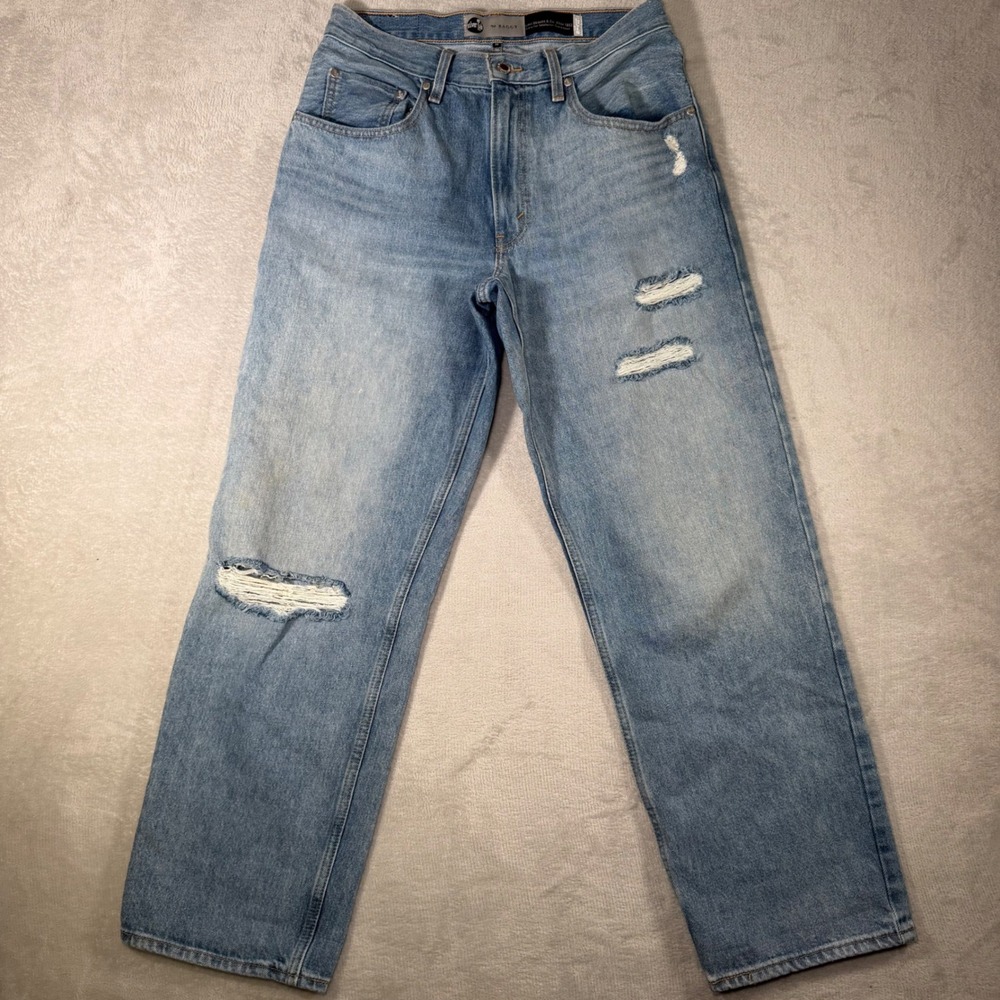 Levis SilverTab 94 Baggy Distressed Light Wash High‎ Rise Jeans W30 L31 Mens